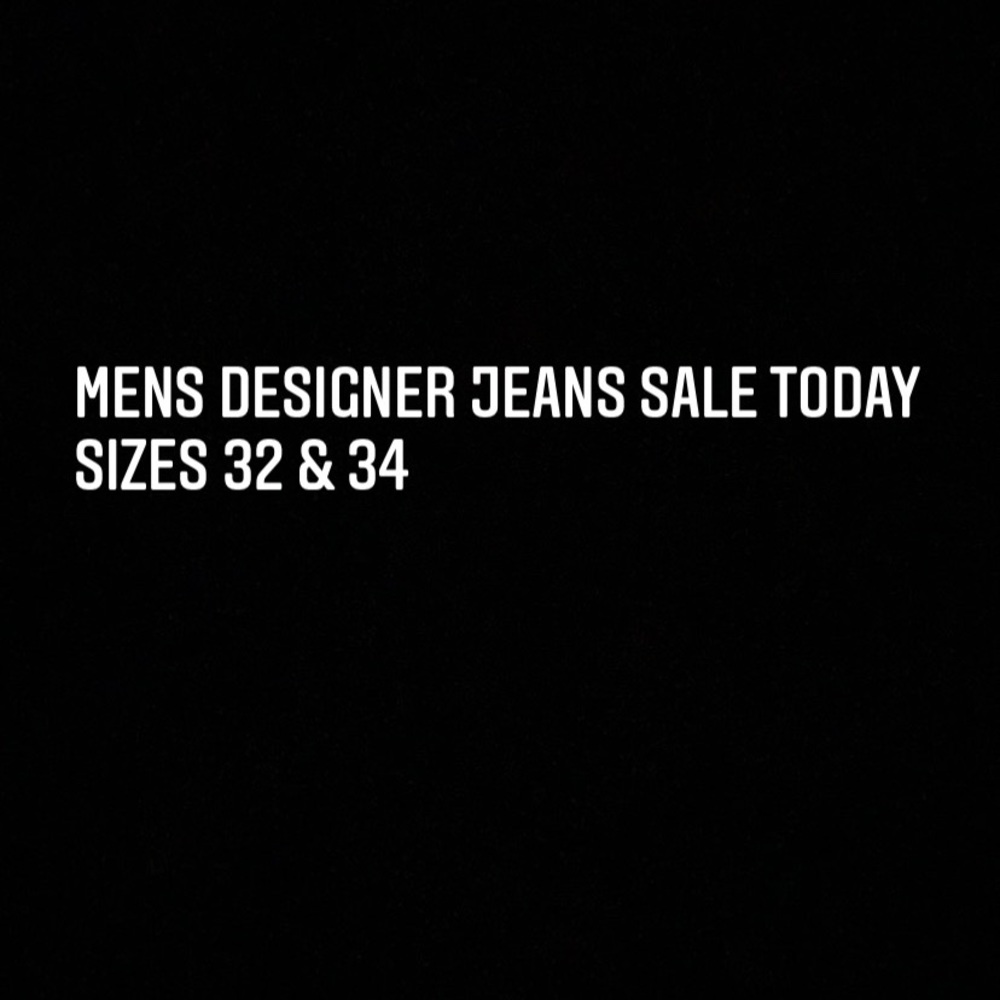 MENS DESIGNER JEANS